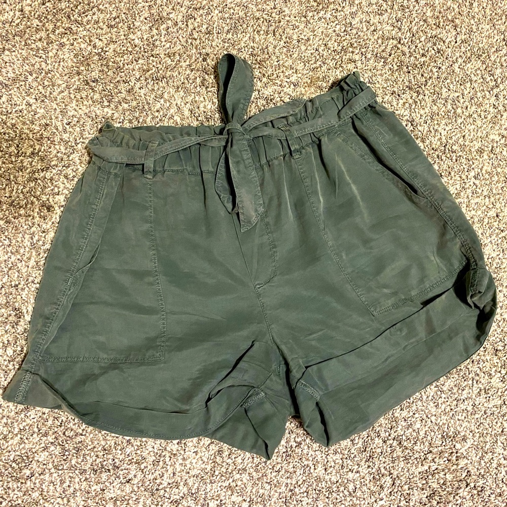 Aerie Paperbag Waist Tie Shorts